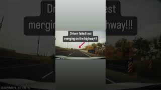 Driving test FAILED| Merging on the highway !#shorts