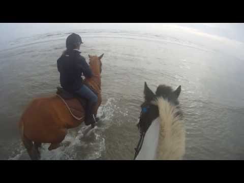 Beach ride in Bettystown - Rider's view - GoPro
