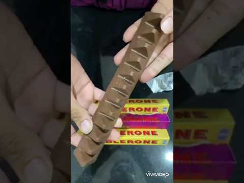 Toblerone - Crunchy Almond Chocolate. #chocolate #toblerone #unpacking #almond
