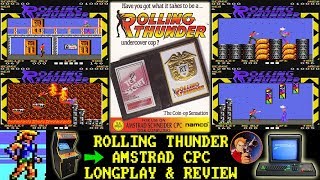 [AMSTRAD CPC] Rolling Thunder - Longplay & Review