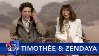 Fart Jokes Kept Timothée & Zendaya Entertaine