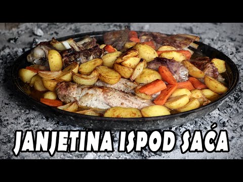 JANJETINA ispod SAĆA, Lungić i Povrće l ROASTED LAMB Under The Bell & Pork Tenderloin
