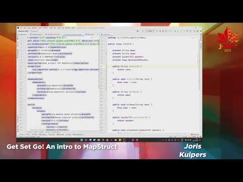 J-Fall 2021: Joris Kuipers - Get Set Go! An intro to MapStruct