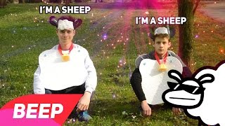 ♫ Beep Beep I'm a Sheep (Live Action) [PL Napisy] | LilDeuceDeuce | asdfmovie10 song