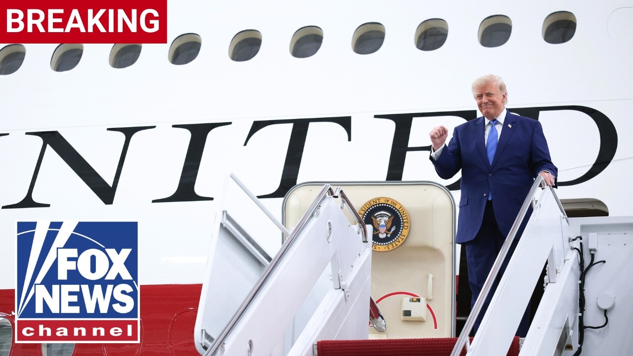 BREAKING: Trump unveils NEW Air Force One at Joint Base Andrews