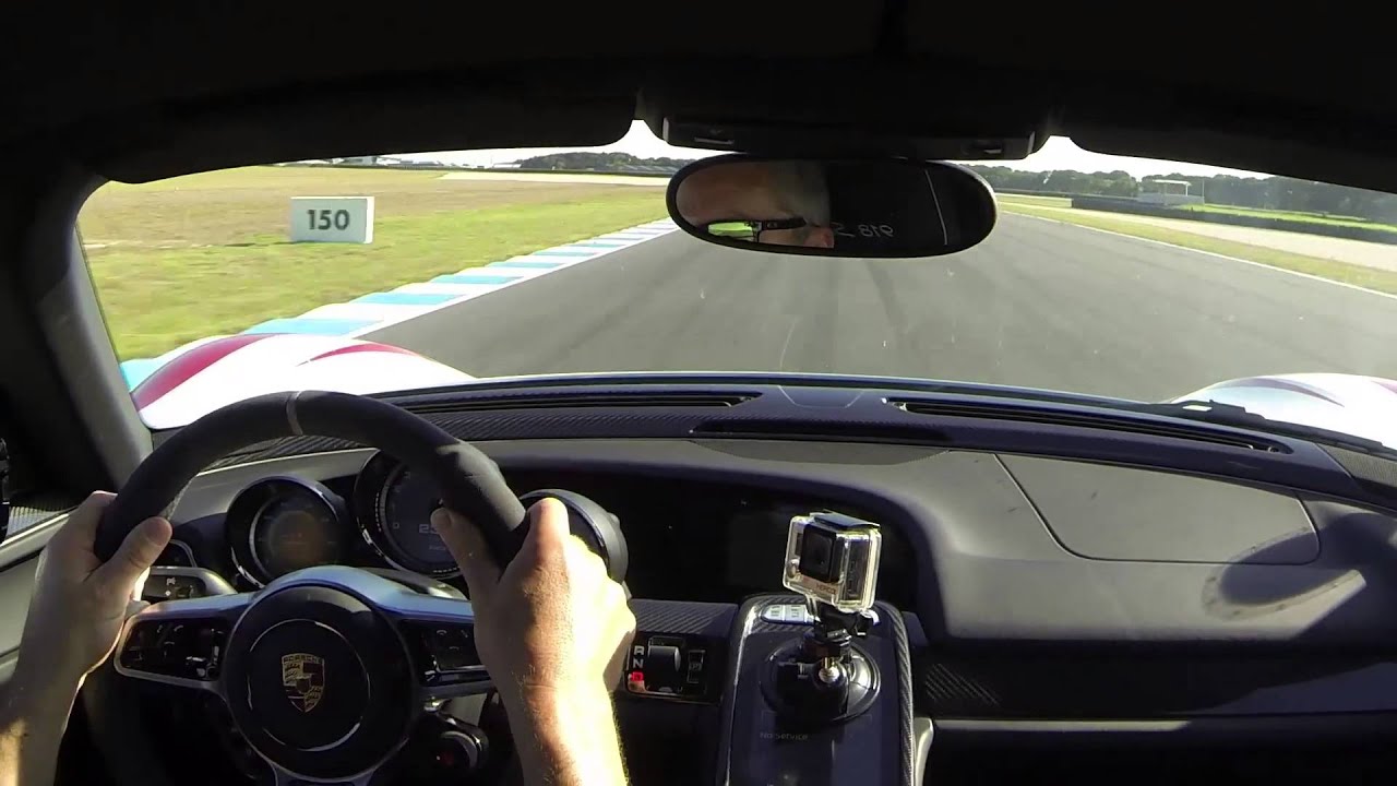 Behind the wheel of the 918 Spyder