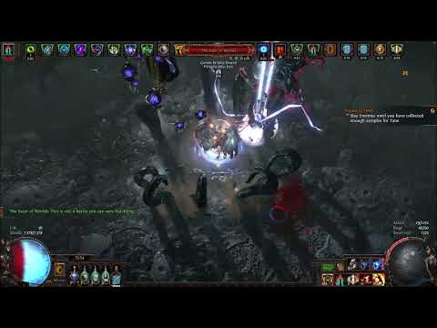 [3.20] Uber Eater of Worlds Armour Stacker Lightning Strike Damage Meter