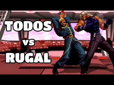 Todos Los Personajes vs Rugal | KOF 2002 PS2