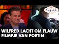 Wilfred lacht om flauw filmpje van Poetin: 'Mijn avond is nu al goed!' | DE ORANJEWINTER