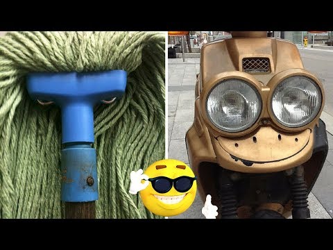 Funny Faces in Everyday Objects | Examples Of Pareidolia In Everyday Objects Video