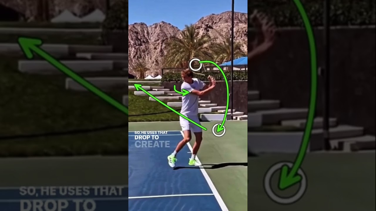 Alexander Zverev’s unique backhand