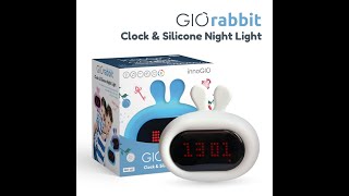 innoGIO Budík a lampička Rabbit Budík a lampička Rabbit