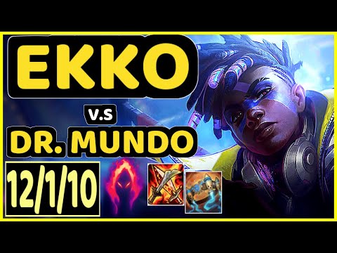 SKEANZ (EKKO) vs DR. MUNDO - 12/1/10 KDA JUNGLE CHALLENGER GAMEPLAY - EUW