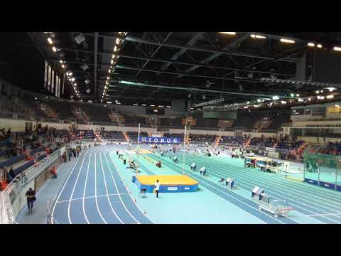 Ogólnopolskie zawody lekkoatletyczne w Toruniu 1000m men 1 seria 13.01.2019