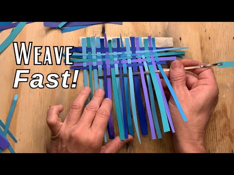 Game-Changing Paper Weaving Tool | Faster, Easier Paper Weaving for Art Journals & Mixed Media
