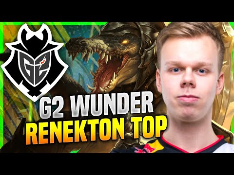 WHEN WUNDER PICKS RENEKTON! - G2 Wunder Plays Renekton TOP vs Shen! | Challenger TV