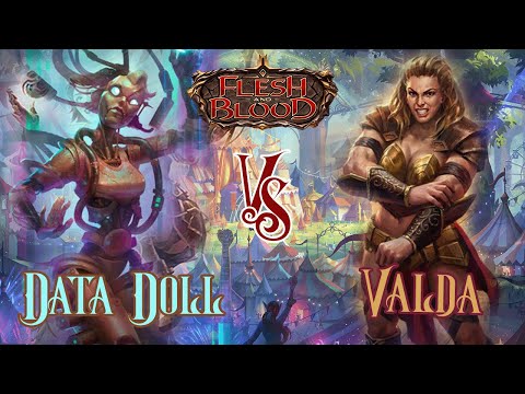 Tier 4 Bracket: Data Doll vs. Valda - Flesh and Blood Gameplay