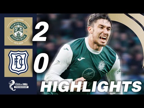 Hibernian 2 - 0 Dundee | HIGHLIGHTS | William Hill Premiership