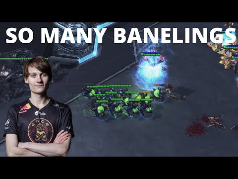Serral MASS BANELING drops | Serral (Z) vs Harstem (P)