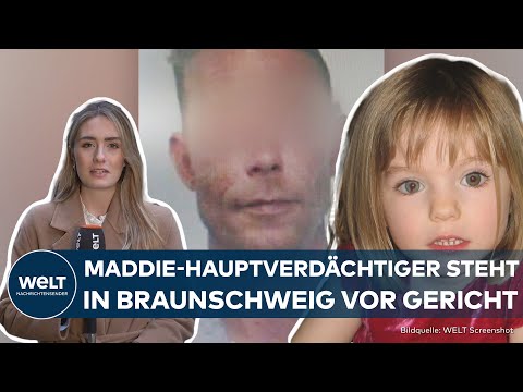 Video Thumbnail: BRAUNSCHWEIG: Gerichtsprozess! Hauptverdächtiger im Vermisstenfall "Maddie" steht vor Gericht