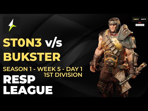 RESP LEAGUE S1:W5:D2:DIV1 - ST0N3 v/s BUKSTER - Quake Champions