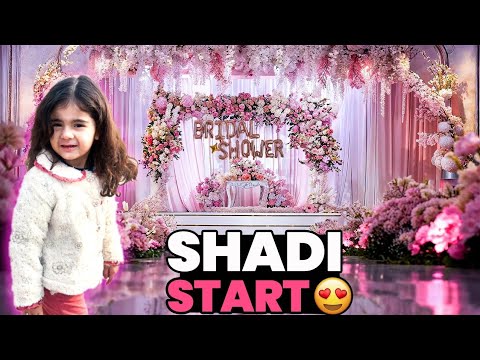 CZN KI SHADI SHURU HO GAI ☺️😉 || BRIDAL SHOWER PR GAYE
