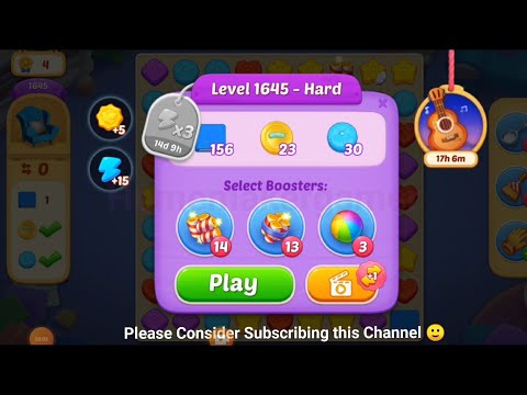 Matchington Mansion Level 1645(Hard Level), Level 1646 & Level 1647 - iOS/Android