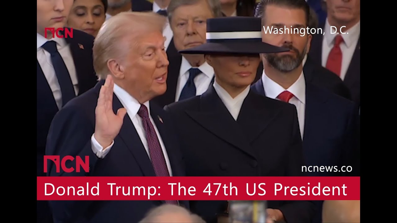 Trump Swearing in as 47th President of the United States of America