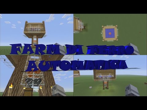 TUTORIAL FARM DI FERRO AUTOMATICA - Minecarft Ps3