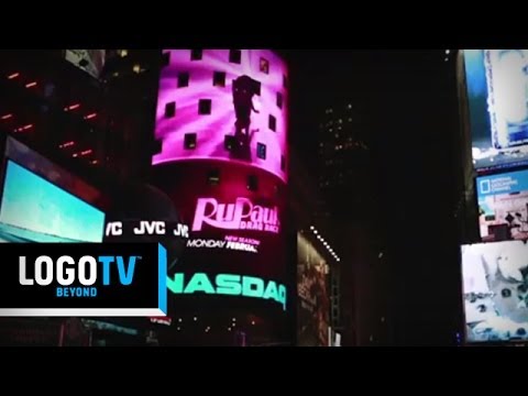afbeelding RuPaul's Drag Race Season 6 Billboards In Times Square - LogoTV
