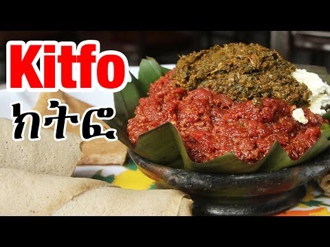 Ethiopian Kitfo (ክትፎ) - Best RAW BEEF Ethiopian Food!