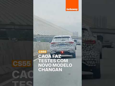 Mal lançou o Uni-T e a Caoa testa o seu futuro lançamento, o CS55 Plus. #flagra #caoa #changan #unit