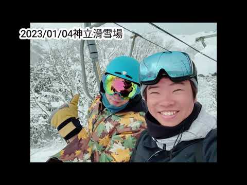20230104神立滑雪場單板滑雪