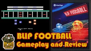 Blip Football - Atari 2600 Homebrew Game Review