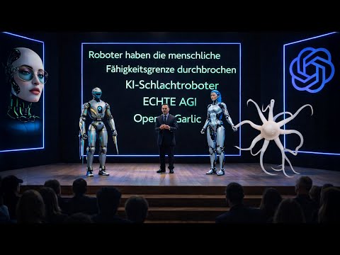Video Thumbnail: KI schockiert die Welt diesen Monat: Echte AGI, KI-Roboter, Schlachtroboter, OpenAI Garlic...