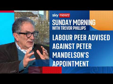 Labour peer advised against Peter Mandelson's appointment to Starmer's chief of staff