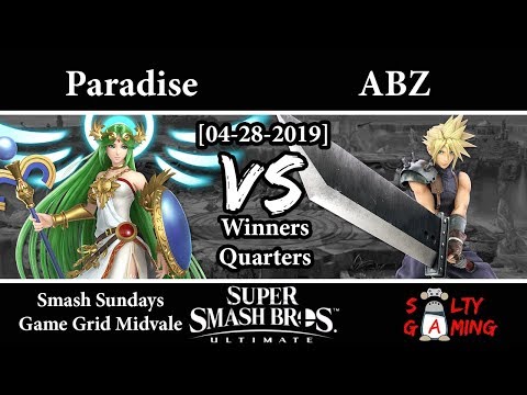 [2019-04-28] SSBU - Paradise (Palutena, Zelda) vs ABZ (Cloud) WQ