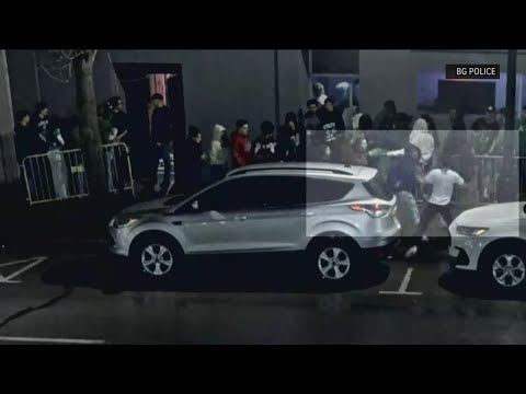 Police release surveillance video of alleged stabbing outside Bowling Green bar