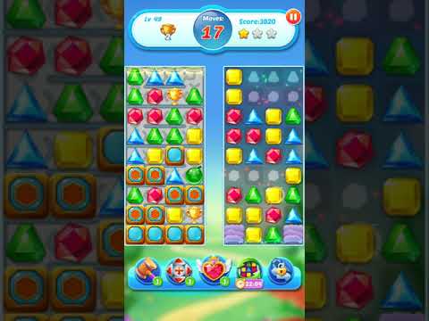 Jewel Crush 💎 - Jewels & Gems Match 3 Legend 2020 Level 49 ⭐⭐⭐ no Booster 👑 Android Gameplay ✅