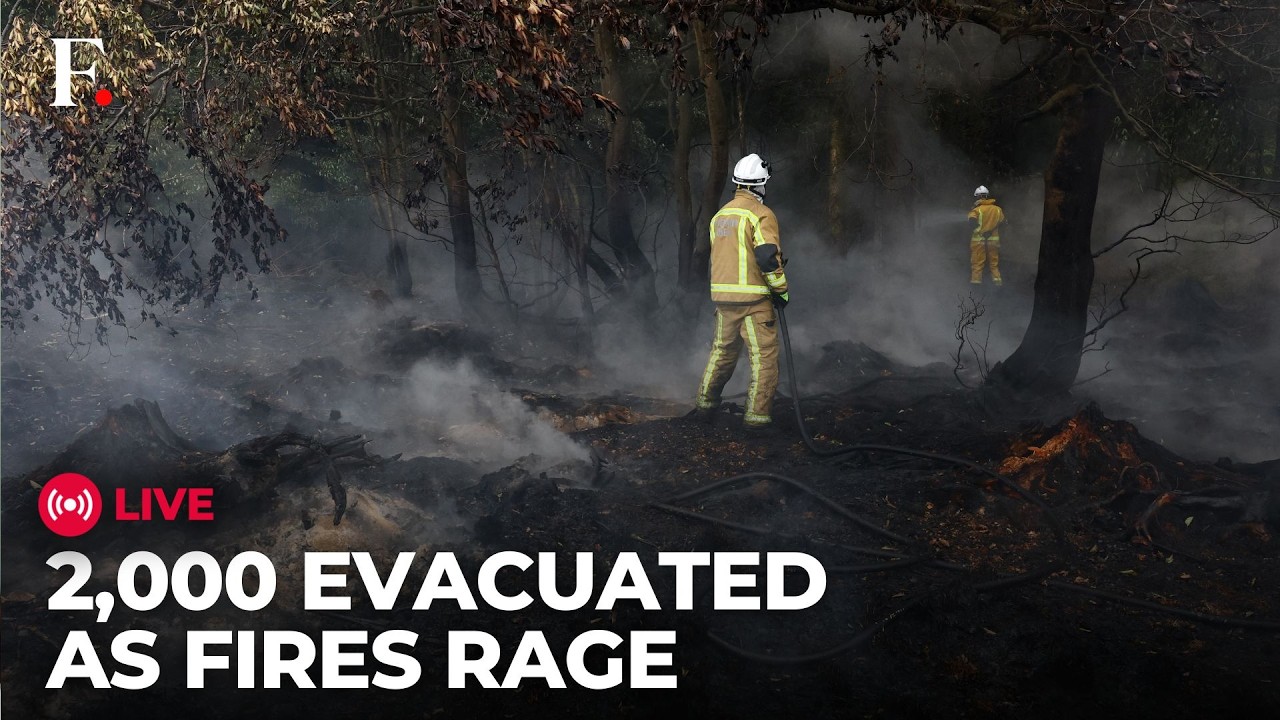 Wildfire LIVE: Britain Deploys Military As Wildfires Rage Across Europe | Mass Evacuations Underway