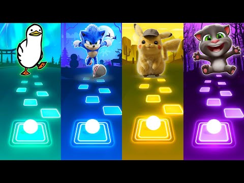 Duck vs Sonic vs Pikachu vs Talking Tom - Tiles Hop EDM Rush