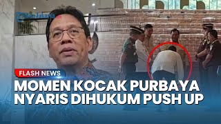 Momen Kocak! Menkeu Purbaya Hampir Disuruh Push Up Sama Prabowo Gara-Gara Telat ke Kejagung!