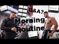 MY MORNING ROUTINE | Q&A + CHEST TIPS