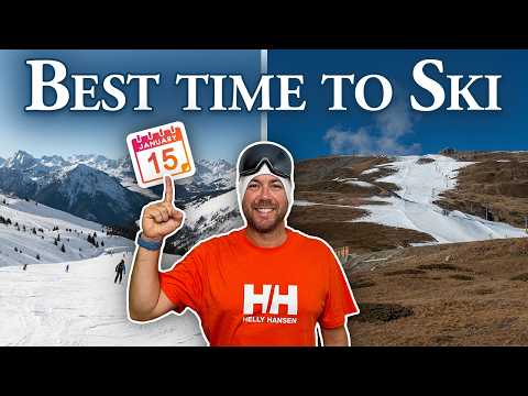 WHEN is the BEST TIME TO GO SKIING in France
