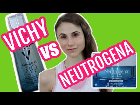 Vichy mineral 89 versus Neutrogena hydroboost gel cream| Dr Dray