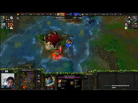Foggy (NE) vs Fly (Orc)  - WarCraft 3 - WC3154