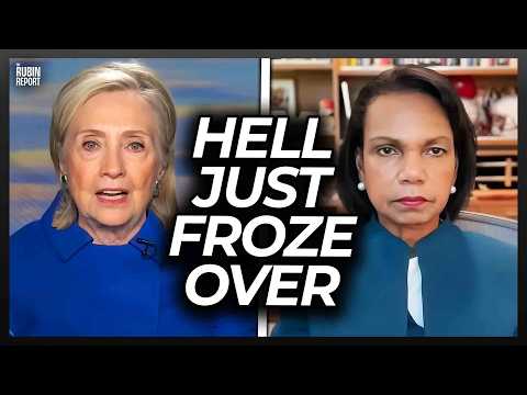 Host Gasps as Hillary Clinton & Condoleezza Rice Praise Trump