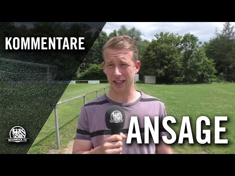 Ansage von Kevin Hillmann (Sportfreunde Seligenstadt) | MAINKICK.TV