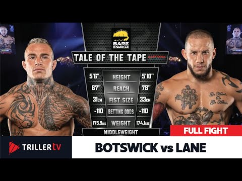 Bare Knuckle Bloodbath: Bostwick vs Lane