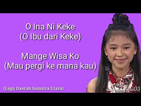 O INA NI KEKE - ANNETH (IDOL JUNIOR) - LAGU DAERAH (SULAWESI UTARA)